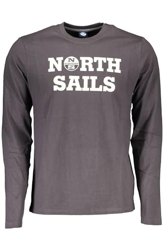 T-shirt gris en coton North Sails confortable contre le froid