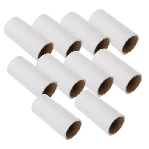 BUGUUYO 10pièces Recharges pour Anti-Peluches Blanc pour Poils Animaux Meubles Vêtements