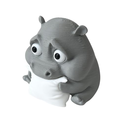 カバ枕かむ飾り装飾置物オフィスデスクの装飾 PlaticHippo デスク子供用