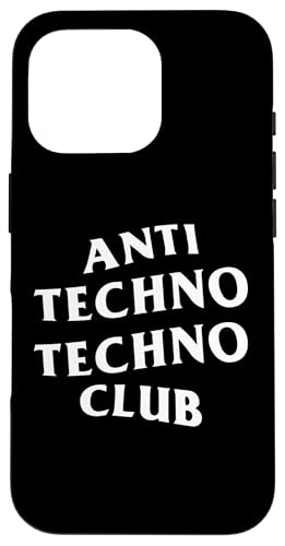 Anti Techno Techno Club: White Logo �X�}�z�P�[�X iPhone 16 Pro �p