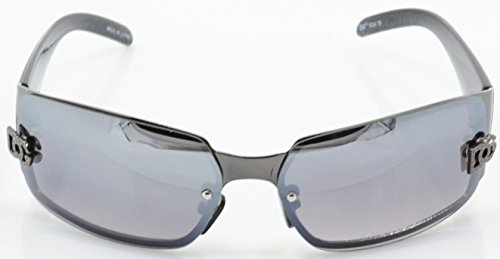 DG Women Fashion Designer Sunglasses Shades Rectangular Wrap Black NEW 50242