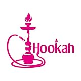 Wandaufkleber, Wasserpfeife, arabisch, Shisha, Zigarettendampf, Tabakrauch, einfach...