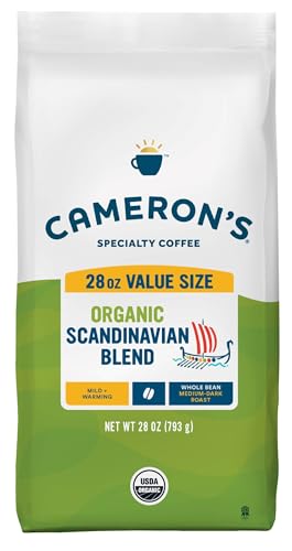 Cameron's Coffee Roasted Whole Bean Coffee, Scandinavian Blend, 2...