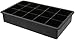 Silicone Ice Cube Trays -4 Piece Silicone Ice Tray Molds, Makes 1.3'' Inches Ice Cubes- (Set of 4)- Black
