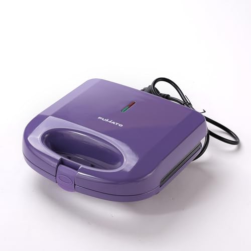 The Better Home FUMATO 750 W 2 Slice Toast Sandwich Maker | Non-stick Aluminium Plates, Cool Touch Technology, Power Indicator, Upright Compact Storage, Buckle Clip Lock | 1 Year Warranty- Purple The Better Home FUMATO 750 W 2 Slice Toast Sandwich Maker | Non-stick Aluminium Plates, Cool Touch Technology, Power Indicator, Upright Compact Storage, Buckle Clip Lock | 1 Year Warranty- Purple