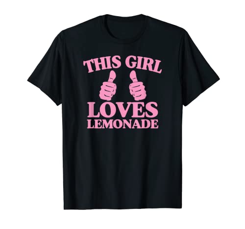 This Girl Loves Lemonade Lemon Stand Staff Camiseta