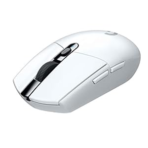 Logitech G305 Lightspeed Ratón Gaming Inalámbrico, Captor Hero 12K, 12,000 dpi, Ultra-Ligero, Batería de 250h, 6 Botones Programables, Memoría Integrada, PC/Mac, Blanco