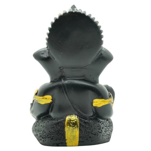 Image of VAMA Ganesh Idol for Car Dashboard Siddh at Chintamani Ganesha Temple, Ujjain | Lord Ganesha Idol for Car | Ganesh Murti | Ganpati Idol for Home Decor, Office Desk, Mandir and Gift 3.5 Inches (Yellow)
