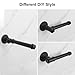 Jeasor Industrial Pipe Toilet Paper Holder, Retro Farmhouse Style Roll Tissue DIY Wall Mount Paper Holder Towel Racks, Save Space, No Rust, Heavy Hardware for Bathroom, Kitchen, Bedroom