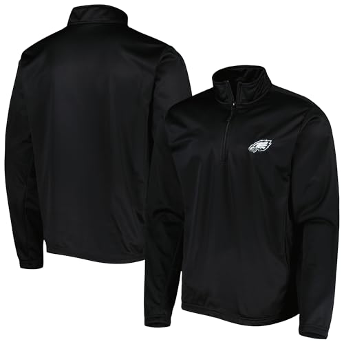 Image of Dunbrooke Men's Royal Buffalo Bills All-Star Tech Quarter-Zip Top