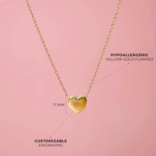 925 Sterling Silver Heart Shaped Necklace for Girls & Pre-Teens 16" - Delicate and Simple Jewelry Gifts for Pre-Teen Girls - Fashionable Accessory for Everyday Wear4