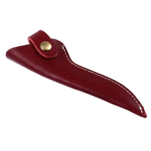 Beatifufu Leather Hair Shears Bag Scissor Cover for Hair Stylist Barber Scissor Case Scissors Pouch