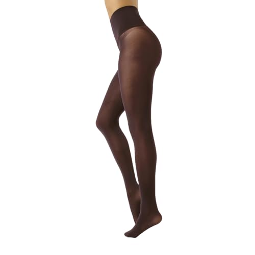 Image of CALZITALY Seamless Tights, 50 DEN High-Waist Pantyhose with no seams, Multi Color Opaque Tights - S, XXL, Italian Hosiery