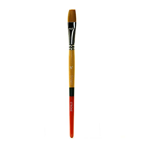 Princeton Snap Brushes 1/2 in. golden taklon stroke