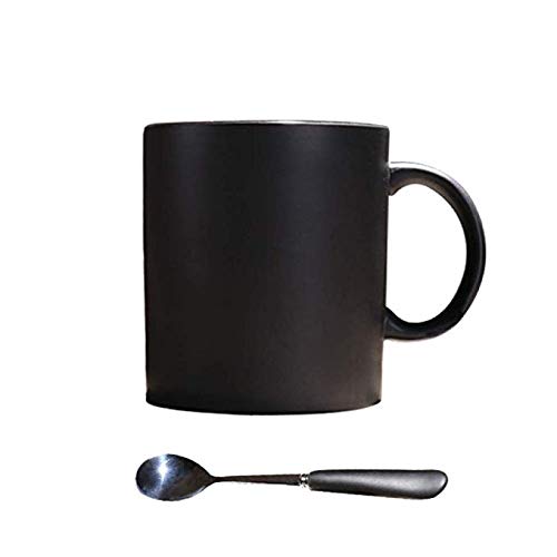 Tasse à café en céramique mate 400ml avec cuillère incluse