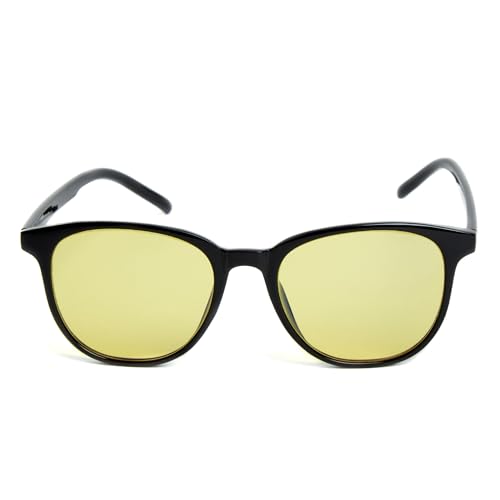 Image of ULTRAHUMAN Blue Light-Blocking Glasses (Night) | Improve Sleep Quality | Enhance Productivity | Reduce Eye Strain, Elegant Eyewear for Computer, Gaming, & Reading