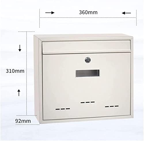 Galvanized Steel Package Lockers Envelopes Mailing Supplies Wall Mount Letterboxes Mail Drop Collection Boxes Mailbox Posts #TOP1