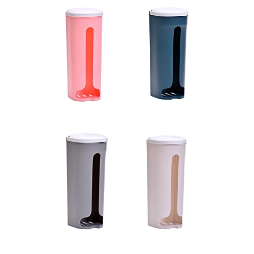 Gmjay Müllsackständer 4 Stücke Kunststoff Mauer Hängend Lagerung Tasche Ständer für Müllsäcke mit Deckel Praktisch Mülleimer Müllsackhalter Müllständer für Wohnzimmer Küche - Image 3