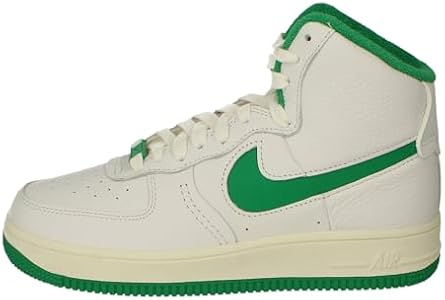 nike air force 1 high green and white