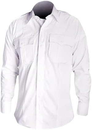 First Class 100% Polyester Long Sleeve Zippered Uniform Shirt