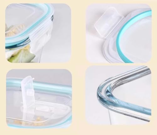 Glazera 900ml Square Glass Food Storage Container - Image 2