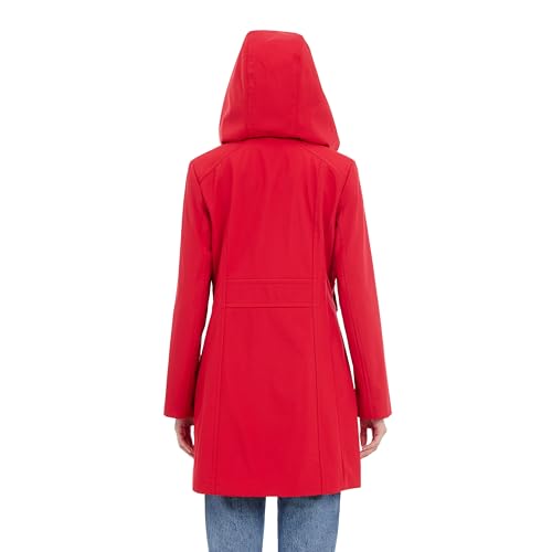 Image of Michael Kors Women's Single Breasted Raincoat With Detachable Hood