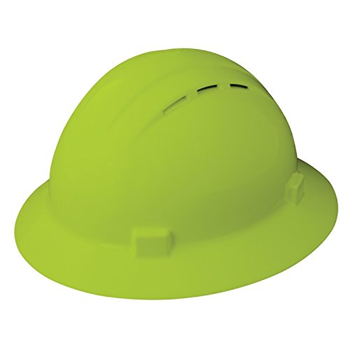 ERB Safety 19330 Americana Full Brim Vent Standard Hardhats, 6 1/2