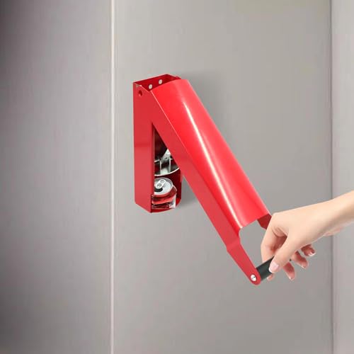 Recyclage de canettes domestique avec presse mécanique compacte