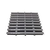 Generico Griglia di drenaggio Premium a 3 Fori per Piscine Fuori Terra, Canale di scolo Antiscivolo e Pieghevole, Portata Elevata 250 kg, Ideale per Piscine Fuori Terra, passerelle e balconi (25 cm,