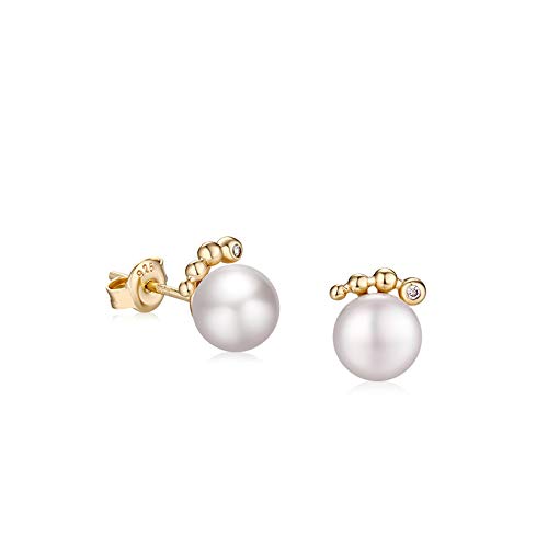 Boucles d'oreilles femme perle et argent parfaites pour le quotidien