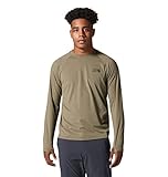 Mountain Hardwear Men's Crater Lake Long Sleeve Crew, Stone Green, XX-Large
