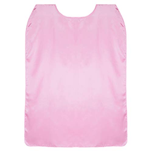 SeasonsTrading 26" Shiny Light Pink Satin Superhero Cape - Cosplay Costume