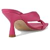 Stuart Weitzman Playa 75 Knot Sandal for Women - Sculptural Heel, Voluminous Knotted Detail, and Lacquered Nappa Leather Footwear Hot Pink 9 M
