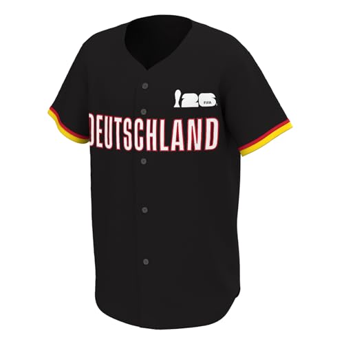 Image of Outerstuff FIFA World Cup 2026 Mens Short Sleeve Button Front Baseball Jersey