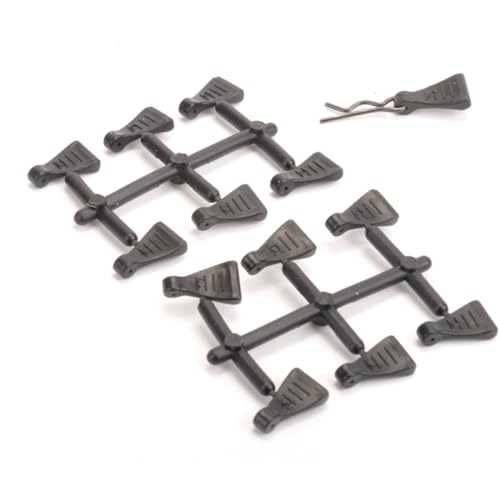 Core RC CR638 Rubber Body Clip Pulls - pk12