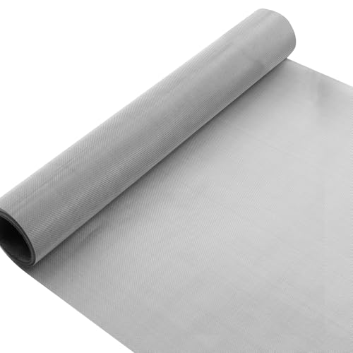 Rollo de Malla Metálica Fina, 30 x 200 cm Malla de Alambre de Acero Inoxidable, 50 Mallas Rejilla Tela Mosquitera Metalica Fina para Filtrante Ventilación Tela Metalica Gallinero Hogar Cocina Jardín