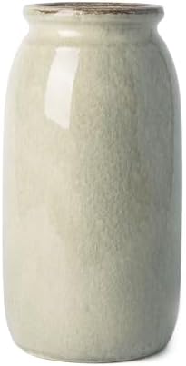 VICTOR & TERESA Rustic Large Green Vase for Home Decor, 10'' Tall...