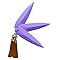 Costume Weapons for Hunter Zoey: Anime Merch Cosplay 6" Darts 3-Pack (Purple 3pack)