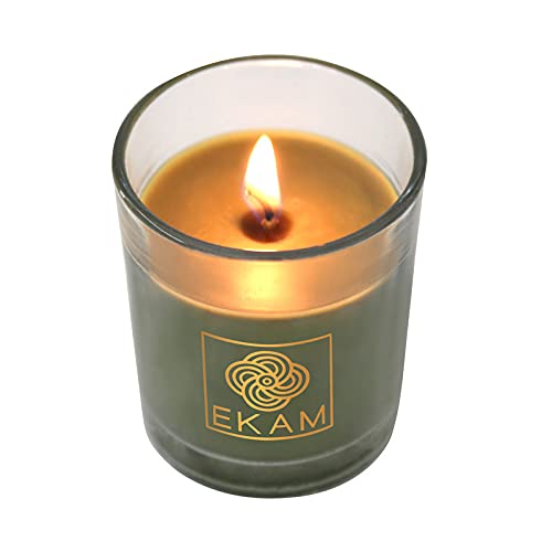 Image of EKAM Herb Garden Votive Scented Candle, 117 Grams | Ideal for Home Decor, Gifting & Aromatherapy| 10 Hours Burn Time