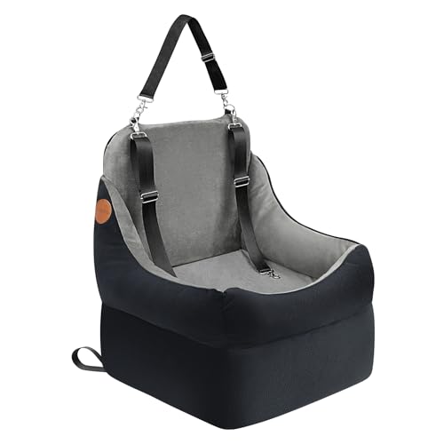 Amztrip Elevated Dog Cat Car Safety Seat (Thickened Version)