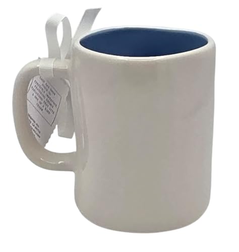Taza cerámica Rae Dunn Mom con interior azul miniatura 2