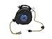 Alert ProReel Professional Grade ProReel 8336TS Heavy Duty Retractable Extension Cord Reel | 36 Foot 12/3 SJTOW 20 Amp Single Tap Industrial Cord | Clear 5-15R/20R Receptacle with Power On Indicator