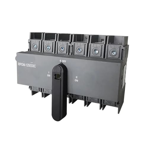 Interruptor de transferencia manual en cuadro eléctrico doméstico RPOM-125E03C 1 ud