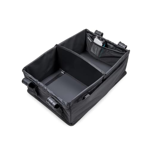 Image of WONDERFOLD Stroller Wagon Collapsible Shopping Basket Featuring Stow-Away Handles for Easy Carrying, Two Mesh Storage Pockets, and Optional Divider (Fits All W4 Models Only)