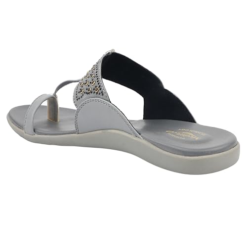 Image of Medifeet Women's Studded Toe-Ring Sandals