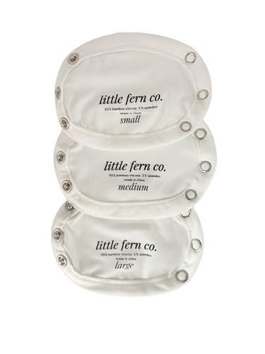 Image of little fern co. Baby Bodysuit Onesie Extenders with Snap Compatibility 3 pack