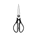 WMF Touch Küchenschere 21 cm, Haushaltsschere mit Sägeschliff, Schere Küche, Cromargan Edelstahl, Softgriff, schwarz Handtuchhalter,Edelstahl  günstig Kaufen-WMF Touch Küchenschere 21 cm, Haushaltsschere mit Sägeschliff, Schere Küche, Cromargan Edelstahl, Softgriff, schwarz