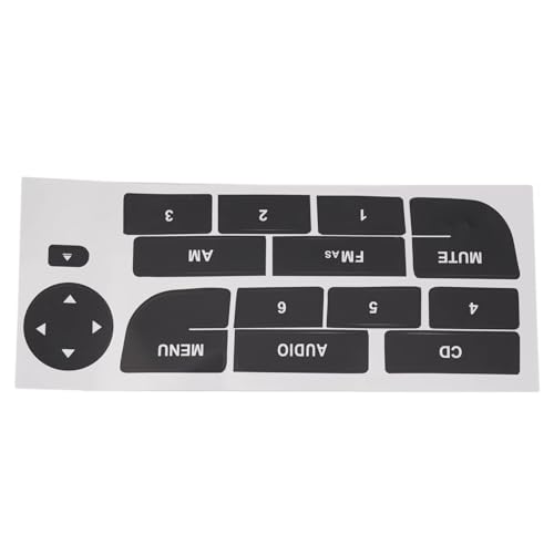 Réparer boutons autoradio usés Fiat Punto : stickers de rechange pour CD