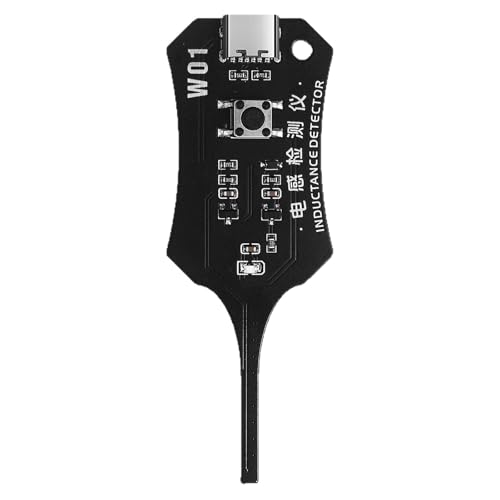 W01 Inductance Tester Green Light Type-c Powered High One-Button Detection Tool for PCB Repair Electronic Troubleshooting Circuit Board Maintenance