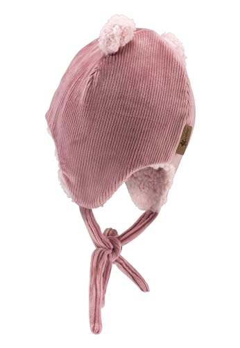 Gorro de peluche Inca Sterntaler de algodón con orejas que aísla del frío y cuida la piel 4